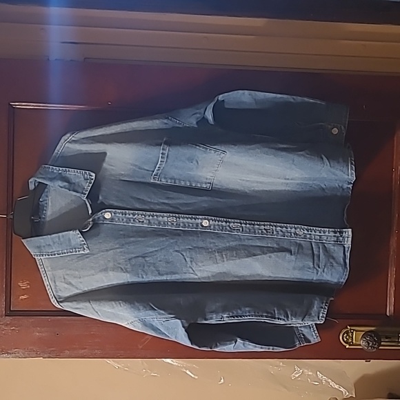 no brand Jackets & Blazers - Denim shacket